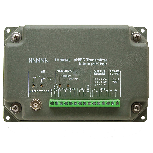 HI98143 Трансмиттер pH и EC с гальванически изолированным выходом